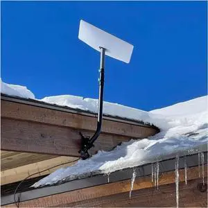 Adjustable Starlink Mounting Kit - Starlink Long Wall Mount, Starlink Roof Mount, for Starlink Internet Kit Satellite, with Starlink Mount Adapter Compatible with V2 Starlink