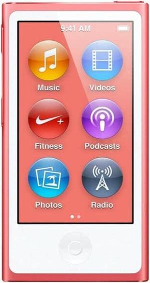 M-Player iPod Nano 16GB Pink 7th Generation [Packaged in White Box]
