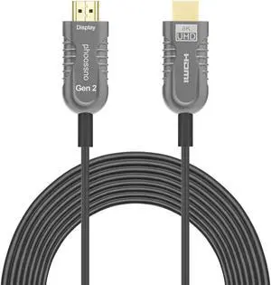 phoossno Certified 8K HDMI 2.1 Fiber Optical Cable, 10K Ultra High Speed HDMI 5m 16.5ft 48Gbps 4K120Hz 8K120Hz 10K120Hz,eARC Dolby Vision Atmos HDR10 RTX 3080 3090 4090 PS5 Xbox Sony LG C9/B9