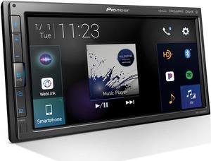 Pioneer DMH-C2550NEX Digital Multimedia Receiver With Wired Apple CarPlay and Android Auto, 6.8" Capacitive Touchscreen, Double-DIN, Built-In Bluetooth,  Alexa via App, Backup Camera Compatible