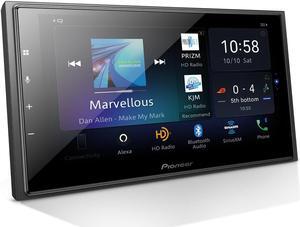 PIONEER CAR DMHW4660NEX Multimedia Digital Media Receiver With Wireless Apple CarPlay and Android Auto, 6.8-inch Capacitive Touchscreen, Double-DIN, Built-In Bluetooth, WiFi and  Alexa