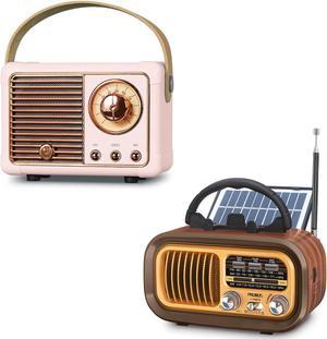 2023 Newest PRUNUS J150 Small Retro Vintage Radio Bluetooth PRUNUS J999 Portable Retro Bluetooth Speaker