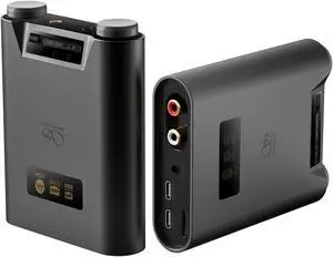 SHANLING H5 Portable DAC/AMP,HiFi Music Player,Headphone Amplifier,Dual AK4493SEQ DAC,768kHz / 32bit, DSD512,Bluetooth 5.0,840@32 Output,MQA Full Decoder,3.5/4.4mm,Optical/USB/Coaxial (Black)