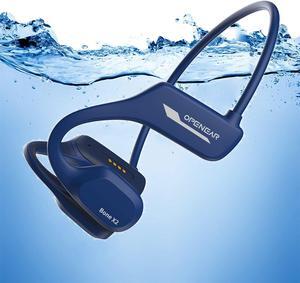 TTBESMI Bone Conduction Headphones Bluetooth Open Ear Running Headphones Wireless Bone Conduction Head Set Waterproof Headphones for Swimming Bluetooth Underwater Inductivv Bone Conduction Headphones