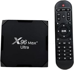 4GB 64GB X96 Max Plus Ultra TV Box Android 11 Amlogic S905X4 2.4G/5GHz Dual WiFi BT4.0 USB3.0 Support AV1 H.265 8K 24fps 4K 60fps HDR Set Top Box