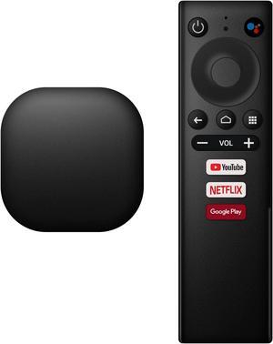 Emotn Streaming Dongle with Official Android TV 10.0, Including Shows on Netflix, HBO Max, and Disney Plus, Compatible with Google Assistant and Chromecast