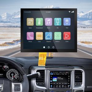 8.4" Uconnect 4C UAQ LCD Monitor Touch-Screen,17-21 Replacement Radio Navigation New OEM Replacement Fit for Dodge RAM Jeep Chrysler 2017&up...