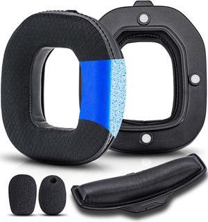 A40 TR Earpads - Cooling Gel Replacement Ear Cushions Compatible with Astro A40 tr Headset I A40 TR Mod Kit/A40 Accessories/Headband/Microphone Foam (Breathable Mesh)