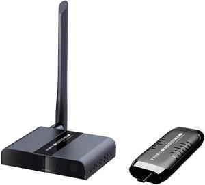 weJupit Wireless USB Type-C to HDMI Extender Kit, Transmitter & Receiver for HD 1080p, Up to 100ft/30M, Streaming Video from YouTube TV, Netflix, Hulu TV to TV (WJEXT30-2)