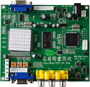 Wigearss Arcade Game RGB/CGA/EGA to VGA HD Game Video Output Converter Board for Arcade Game Monitor to CRT LCD PDP Projector
