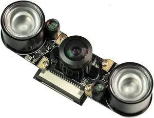 XICOOLEE IMX219-160 IR Camera Module for Jetson Nano Adopts IMX219 Sensor 8 MP Fixed-Focus 160 Degree FOV Infrared Night Vision 3296 * 2512 Resolution 30 fps 15P-1.0 MIPI Interface