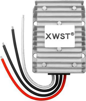 XWST DC DC Converter Reducer 20-90v 24v 36v 48v 60v 72v to 12v DC Converter Step Down Buck 20A 12v dc Voltage Regulator for Golf Cart Car Device (XW-2090-12-20A)