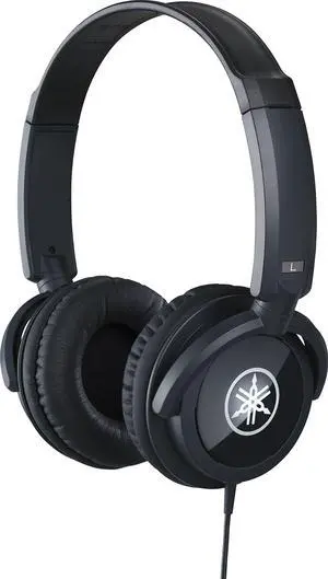 YAMAHA HPH-100 Headphones, Quality Sound and deep bass, Over The Ear, Wired Musicians Headphones, in Black