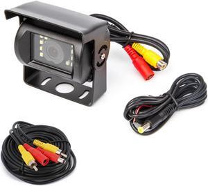 Yasoca RCA Backup Camera Heavy Duty IR Night Vision Waterproof for Trucks Car Vehicle Trailer Truck Van Tow rv Replacement Universal Auto Rear View Backup Camera with Cable 33ft