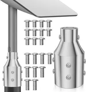 Starlink Pipe Adapter for Starlink Second-Gen Dish, Mast Reducer Joint 2.5 Tenon Adapter, Suitable for TV Mast, Antenna Mast and Satellite Mast (Pipe Adapter, 2.5'')