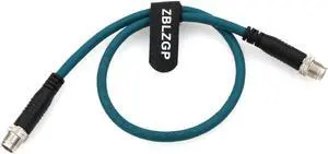 ZBLZGP M12 8 Pin X-Code Anti UV Cable, Ideal for Outdoor LED Display Installations, Street Lighting Networks and Outdoor Advertising Systems 50cm
