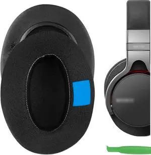 Geekria PRO Extra Thick Cooling Gel Replacement Ear Pads Compatible with Sony MDR-1ABT, MDR-1RBT, MDR-1RNC Headphones, Ear Cushions (Black)