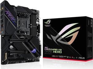 ASUS ROG Crosshair VIII Dark Hero AMD AM4 X570S Zen 3 Ryzen 5000 & 3rd Gen Ryzen ATX Gaming Motherboard (PCIe 4.0, 14+2 Ti Power Stages, PCH Heatsink, Wi-Fi 6, 2.5 Gbps LAN, USB 3.2 Gen 2 Type-C