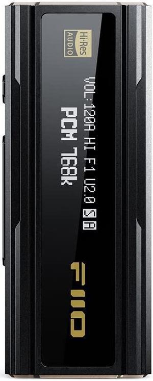 FiiO/JadeAudio KA5 USB DAC Headphone Amp dongle Volume Control PCM 768kHz DSD 256 Headphone Outputs 3.5mm/4.4mm for Android/iOS/Mac/Windows.
