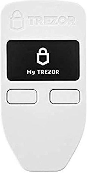 Trezor Model One - The Original Cryptocurrency Hardware Wallet, Bitcoin Security, Store & Manage 1000's of Coins&Tokens, Easy-to-Use Interface, Quick & Simple Setup (White)