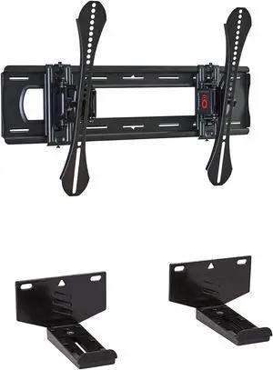 ECHOGEAR Tilting TV Wall Mount & Universal Soundbar Wall Mount Bracket - for TVs Up to 86"