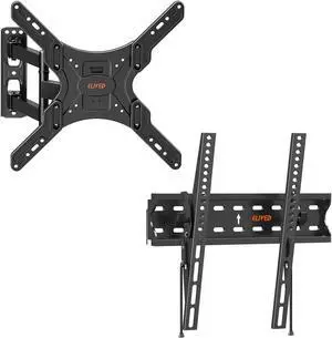 YD1003 Full Motion TV Mount for 26-55 Inch Curved/Flat TVs, Max VESA 400x400mm and 88 lbs. YD3004 Tilting TV Wall Mount for 26-55 Inch Flat Screen TVs, Max VESA 400x400mm, 99 lbs.
