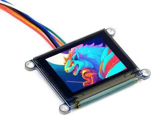 Waveshare 1.27inch RGB OLED Display Module, 128×96 Resolution, 262K Colors, SPI Interface