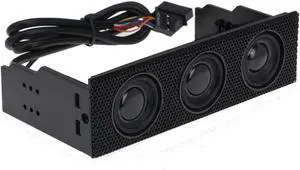 Sedna - 5.25 inch Computer Case Optical Drive Bay Stereo Speaker