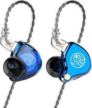 THE FRAGRANT ZITHER in Ear Headphone, TFZ T2 Galaxy Stereo Gaming Earphone, in-Ear Monitors, 3.5mm Bass Music HiFi Earbuds IEM, Compatible for iPhone and Android and PC