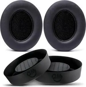WC Earpads and SweatZ Protective Ear Covers Compatible with Beats Studio 2 & 3, Wired and Wireless | Not for Beats Solo | Black & Black