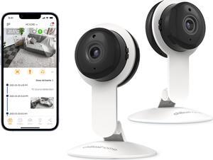 CHILLAX Smart Indoor Security Camera - WiFi Home Camera with Night Vision, Full 1080P HD Resolution On Compatible Phone App - Baby, Pet Surveillance System with Sound & Motion Sensors, Two Way Talk