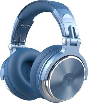 OneOdio Over Ear Headphone, Wired Bass Headsets with 50mm Driver, Foldable Lightweight Headphones with Share Port and Mic for Recording Monitoring Mixing Podcast Guitar PC TV (Sky Blue)