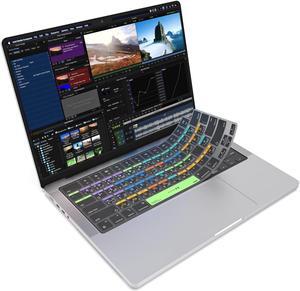 JCPal Avid Media Composer Shortcut Guide Keyboard Cover for 2021/2023 M1/M2/M3 Apple MacBook Pro 14 inch and MacBook Pro 16 inch, M2/M3 MacBook Air 13 inch, M2/M3 MacBook Air 15 inch (US-Layout)