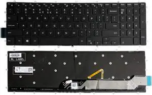 GinTai Laptop US Keyboard with Backlit Replacement for DELL G3 3579 3779 G5 5587 G7 7588