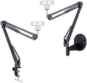 Webcam Stand Kit, 2in1 Wall Mount and Clamp Arm Holder for Logitech C920 C920s C922x C930e C925e Brio - Acetaken