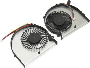 Replacement CPU Cooling Fan Compatible for for GIGABYTE, for AERO 15, for 15X, for AERO 14, for GIGABYTE RP64W, for RP65W, Laptop Cooling Fan 4 Pin Computer Accessories(CPU and GPU Fan)