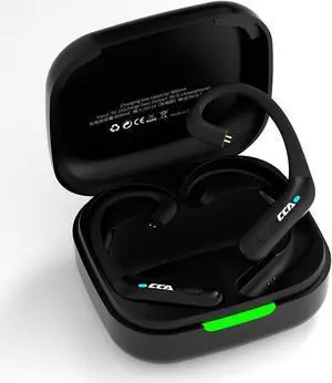 CCA BTX Bluetooth 5.2 Module IEM Bluetooth Adapter with Mic Waterproof Ear Hook Extra Long Battery Life Bluetooth Cable for KZ ZS10 PRO/ZSN Pro X/ZSN PRO/ZSN/AS16/ZAX/DQ6 CA16 /C12/CRA(C pin)
