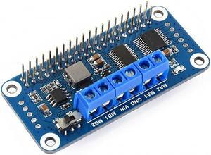 Coolwell Raspberry Pi Motor Driver HAT Onboard Driver TB6612FNG I2C Interface for Raspberry Pi 4B+ 4B 3B+ 3B 2B+ Zero W WH 2 W Stackable Up to 32 This Modules
