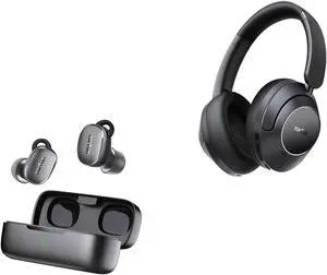 EarFun Free Pro 3 Noise Cancelling Wireless Earbuds, Hi-Res Sound, Snapdragon Sound with Qualcomm aptX(tm) Adaptive Wave Pro Active Noise Canceling Headphones