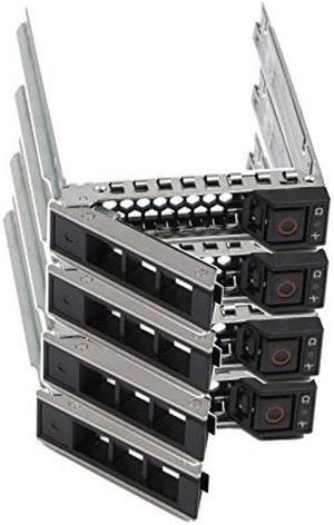 Pack-4 2.5 inch Hard Drive Caddy 0DXD9H DXD9H Compatible for Dell PowerEdge Servers - 14th Generation R440 R640 R740 R740xd R840 R940 R6415 R7415 R7425