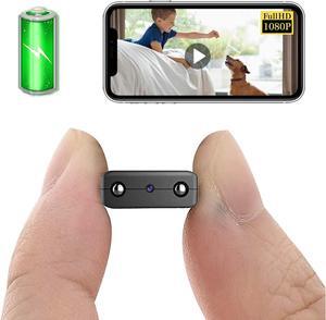 Smallest Wireless WiFi Camera,1.5 Hours Battery Time,HD1080P Remote Security Camera,Portable Surveillance with Night Vision,AI Human Motion Detection,Remote Viewing for Camera with iOS Android APP