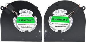 HUANMEFANG Replacement CPU and GPU Cooling Fan for Razer Blade Stealth 13 Ultrabook Laptop RZ09-0281 RZ09-02812E71-R3U1 RZ09-03102 RZ09-0310 GTX1650TI Series EG50040S1-C180-S99 EG50040S1-C170-S99 Fan