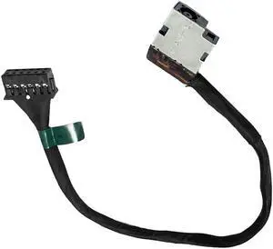 HSSDTECH Replacement for HP 16-H 16-h1023dx 200W, M96885-S20 M96885-Y20 DC Power Jack Charging Cable Port Socet Plug Wire(18.1cm)