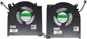 HUANMEFANG Repalcement New CPU and GPU Cooling Fan for Dell Alienware M15 R3 R4 RTX3080 AWm15-7272WHT-PUS AWM15R4-7689WHT-PUS ALWM15R3 Series 0D1X38 0TG9V0 EG50061S1-C070-S9A EG50061S1-C080-S9A DC12V