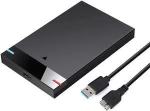 HWAYO 2.5'' 500GB Ultra Slim Portable External Hard Drive USB3.0 HDD Storage for PC, Desktop, Laptop, MacBook, Chromebook, Xbox One