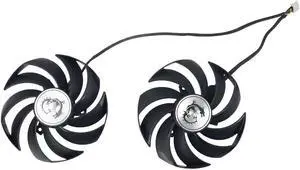 inRobert 90mm Ball Bearing Graphics Card Fan Replacement for MSI RTX 3060 3070 3080 Ti 3090 Gaming X Trio GPU PLD09210B12HH (2)
