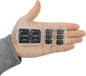 Lerdisk Factory Wholesale Micro SD Card 64GB U3 Pack of 6 in Bulk MicroSDXC UHS-I C10 with SD Adapter Produced by Authorized Licencee(64GBX6)