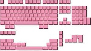 Ranked Blank Premium Keycap Set | 1.4 mm Thick PBT | Cherry Profile for Mechanical Keyboard (Prism Pink, 139 Keys)
