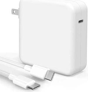 Mac Book Pro Charger - 118W USB C Charger Fast Charger Compatible with USB C Port MacBook pro/Air, ipad Pro, Samsung Galaxy and All USB C Device, Include Charge Cable(7.2ft/2.2m)
