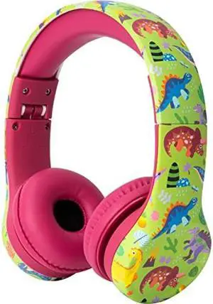 Snug Play+ Kids Headphones with Volume Limiting for Toddlers (Boys/Girls) - Dinosaurs
